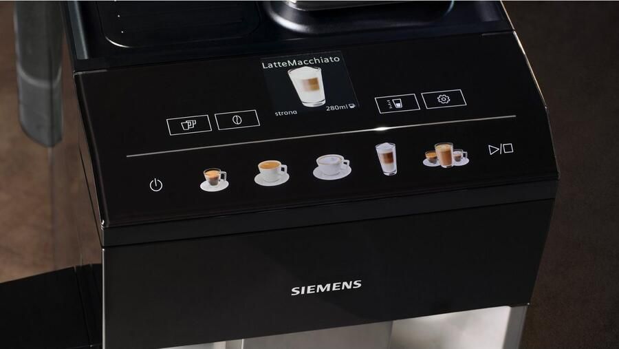 SIEMENS Volautomatisch koffiezetapparaat EQ500 integral TQ513D01 veel koffiespecialiteiten OneTouch-functie geïntegreerde melkcontainer automatische stoomreiniging daylight zilverkleur - Foto 7