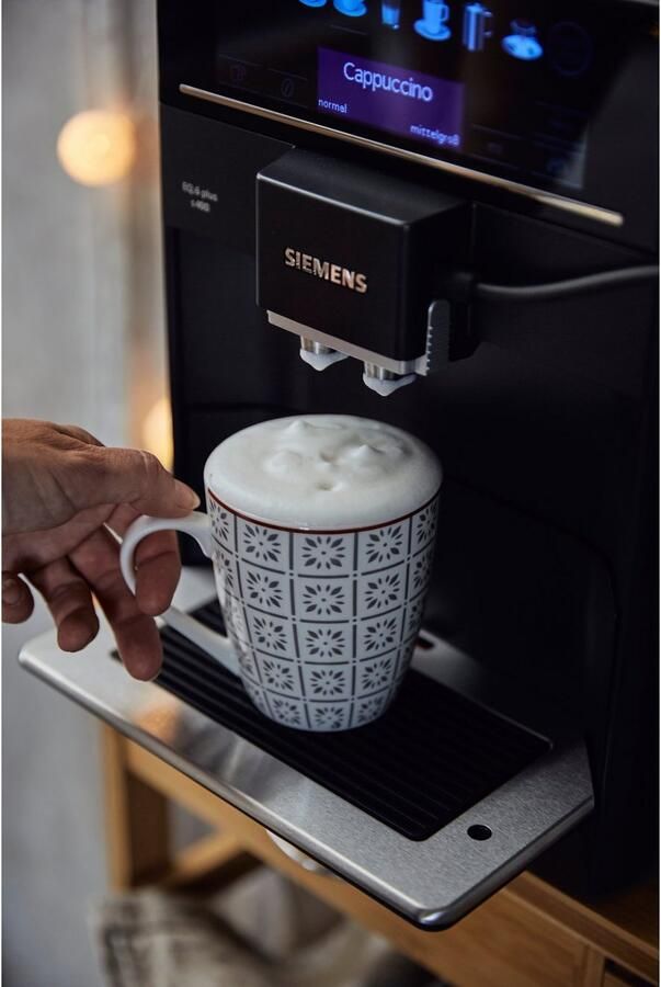 SIEMENS Volautomatisch koffiezetapparaat EQ6 plus s400 TE654509DE functie voor twee kopjes keramisch maalwerk - Foto 8