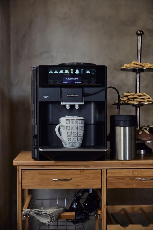 SIEMENS Volautomatisch koffiezetapparaat EQ6 plus s400 TE654509DE functie voor twee kopjes keramisch maalwerk - Foto 10