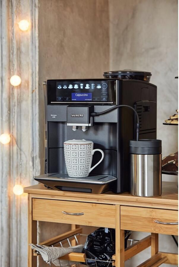 SIEMENS Volautomatisch koffiezetapparaat EQ6 plus s400 TE654509DE functie voor twee kopjes keramisch maalwerk - Foto 9