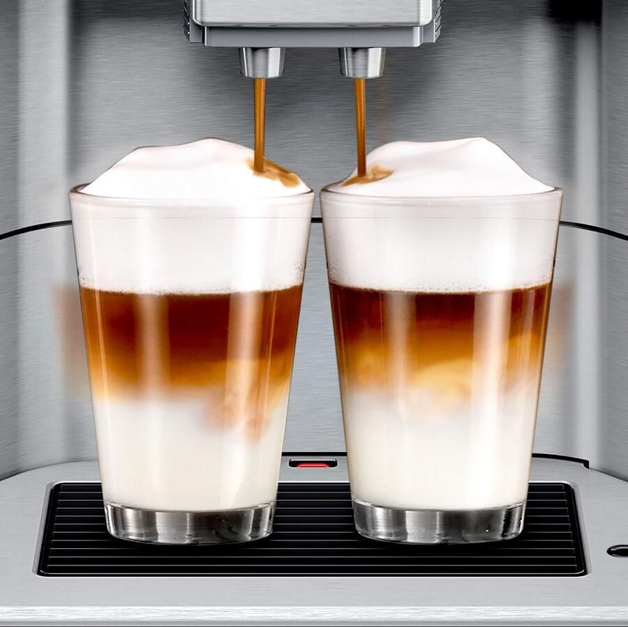 SIEMENS Volautomatisch koffiezetapparaat EQ6 plus s700 TE657M03DE veel koffiespecialiteiten dubbelkopfunctie