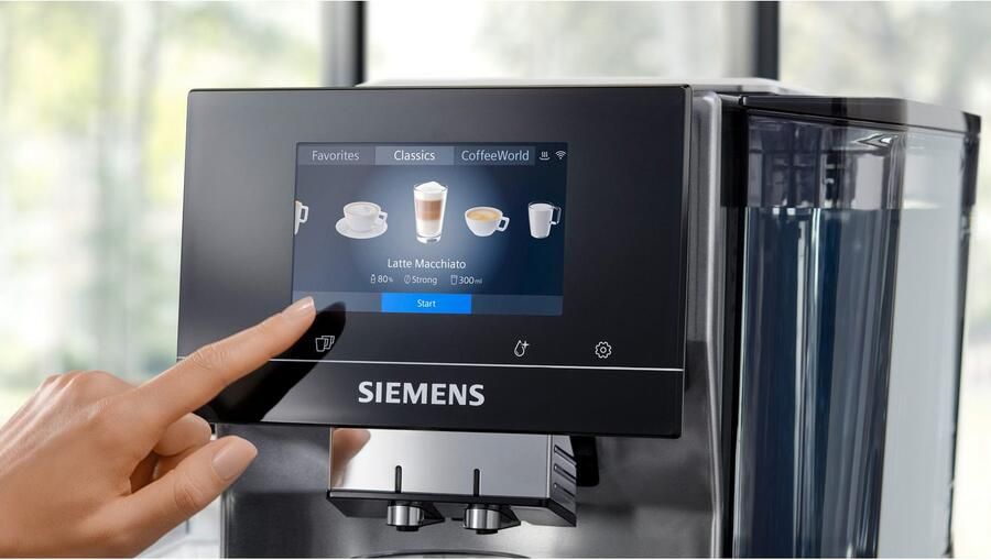 SIEMENS Volautomatisch koffiezetapparaat EQ700 integral TQ717D03 Cold Brew intuitives 5" TFT-Display App aromaselect 30 favorieten automatische stoomreiniging roestvrij staal - Foto 7
