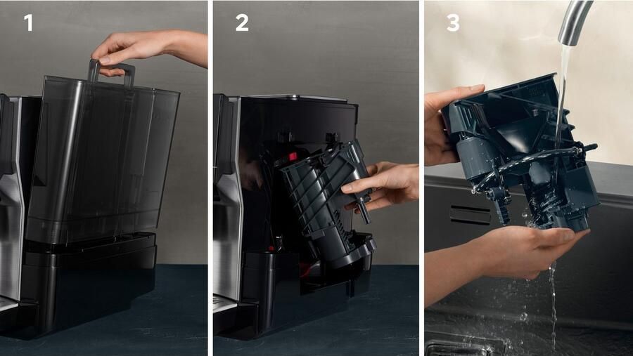 SIEMENS Volautomatisch koffiezetapparaat EQ700 integral TQ717D03 Cold Brew intuitives 5" TFT-Display App aromaselect 30 favorieten automatische stoomreiniging roestvrij staal - Foto 16