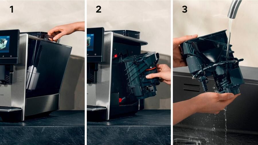SIEMENS Volautomatisch koffiezetapparaat EQ900 plus TQ903DZ3 auto. reinigen ontkalken Cold Brew Barista-modus - Foto 9