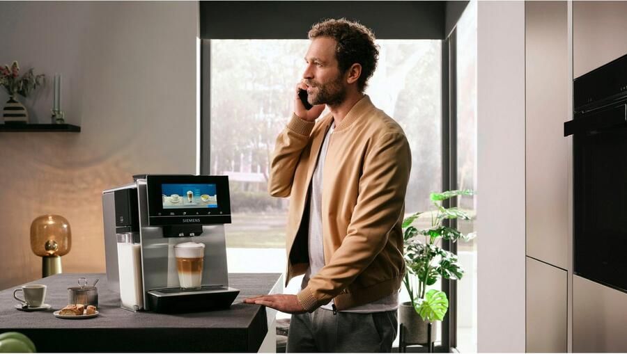 SIEMENS Volautomatisch koffiezetapparaat EQ900 plus TQ903DZ3 auto. reinigen ontkalken Cold Brew Barista-modus - Foto 3