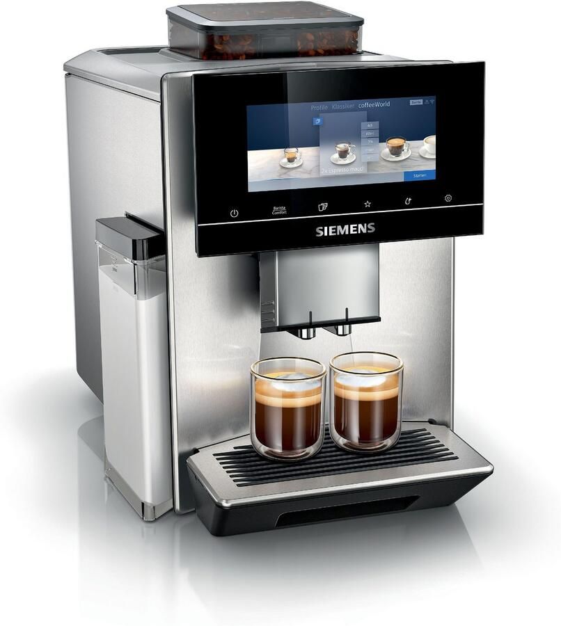 SIEMENS Volautomatisch koffiezetapparaat EQ900 TQ903D43 intuïtief 6 8" TFT-display ruisonderdrukking App-bediening Barista-modus AromaSelect 3 profielen roestvrij staal - Foto 2