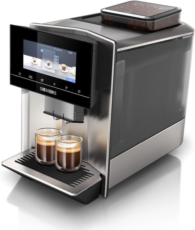 SIEMENS Volautomatisch koffiezetapparaat EQ900 TQ903D43 intuïtief 6 8" TFT-display ruisonderdrukking App-bediening Barista-modus AromaSelect 3 profielen roestvrij staal - Foto 3