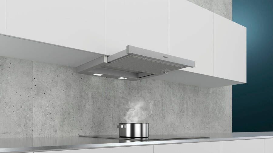 Siemens iQ100 LI63LA526 afzuigkap Semi-inbouw (uittrekbaar) Roestvrijstaal C