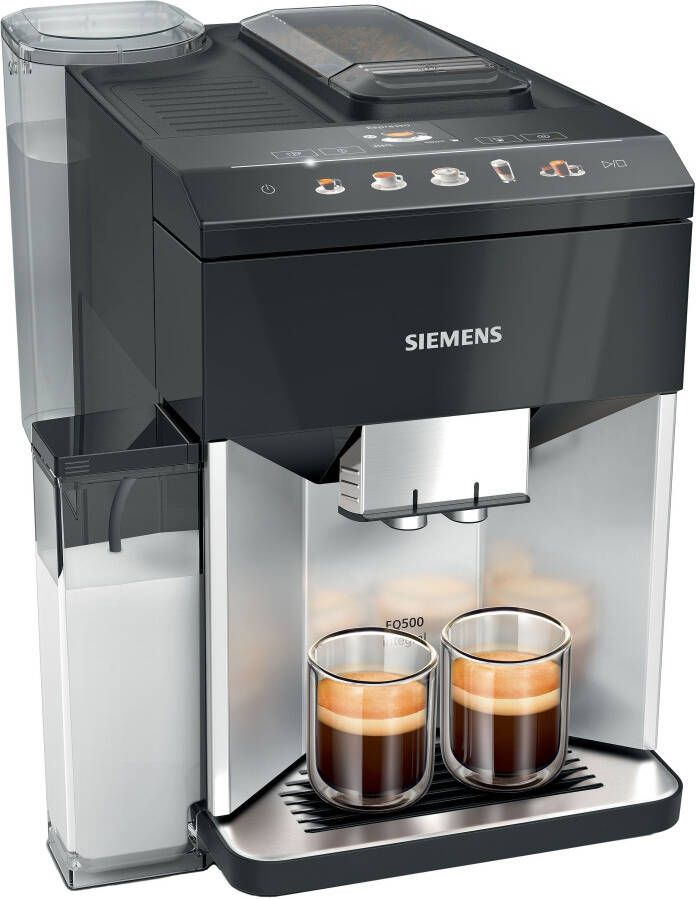 SIEMENS Volautomatisch koffiezetapparaat EQ500 integral TQ513D01 veel koffiespecialiteiten OneTouch-functie