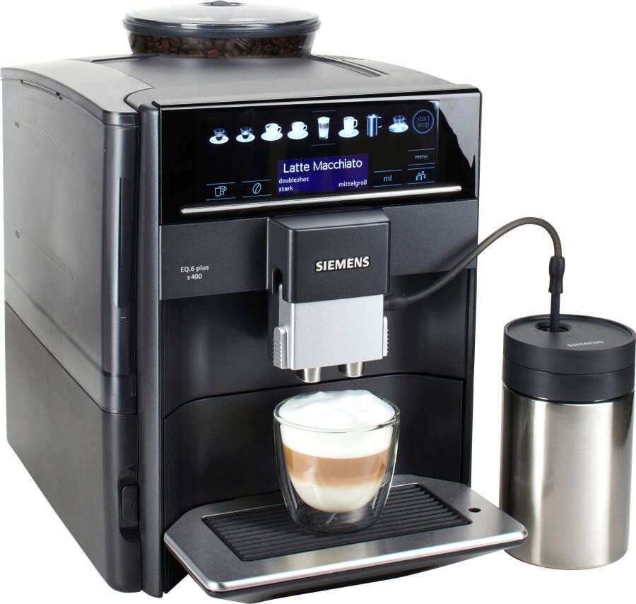 SIEMENS Volautomatisch koffiezetapparaat EQ.6 plus s400 TE654509DE inclusief melkreservoir ter waarde van vap € 49 90 - Foto 11
