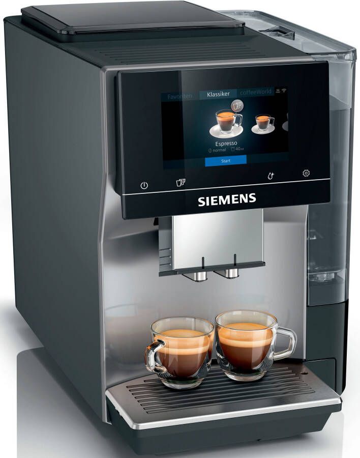 SIEMENS Volautomatisch koffiezetapparaat EQ.700 classic TP705D01 aromaselect 10 favorieten automatische stoomreiniging morning haze