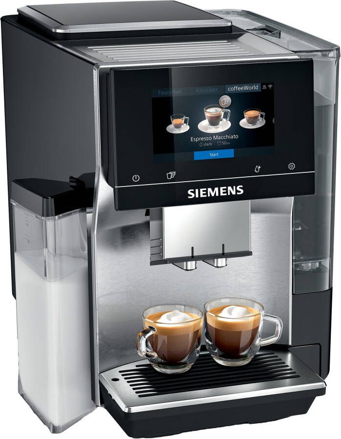 SIEMENS Volautomatisch koffiezetapparaat EQ700 classic TP717D03 Cold Brew intuitives 5" TFT-Display App