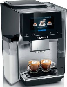 SIEMENS Volautomatisch koffiezetapparaat EQ.700 integral TQ707D03 intuïtief full-touchscreen sla tot 30 individuele koffie-favorieten op automatische melksysteem-reiniging