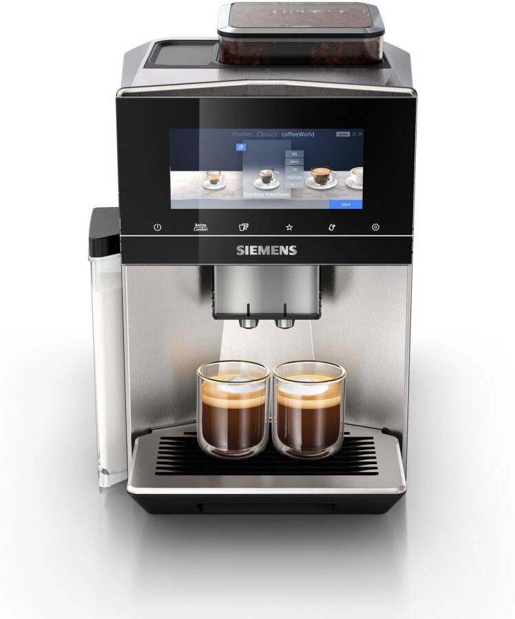 SIEMENS Volautomatisch koffiezetapparaat EQ900 TQ903D43 intuïtief 6 8" TFT-display ruisonderdrukking App-bediening Barista-modus AromaSelect 3 profielen roestvrij staal - Foto 5
