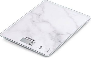 Soehnle Keukenweegschaal Page Compact 300 Marble Draagvermogen 5 kg 1 g nauwkeurige opsplitsing