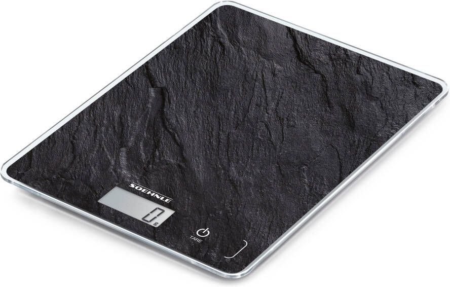 Soehnle Keukenweegschaal Page Compact 300 Slate Draagvermogen 5 kg 1 g nauwkeurige opsplitsing