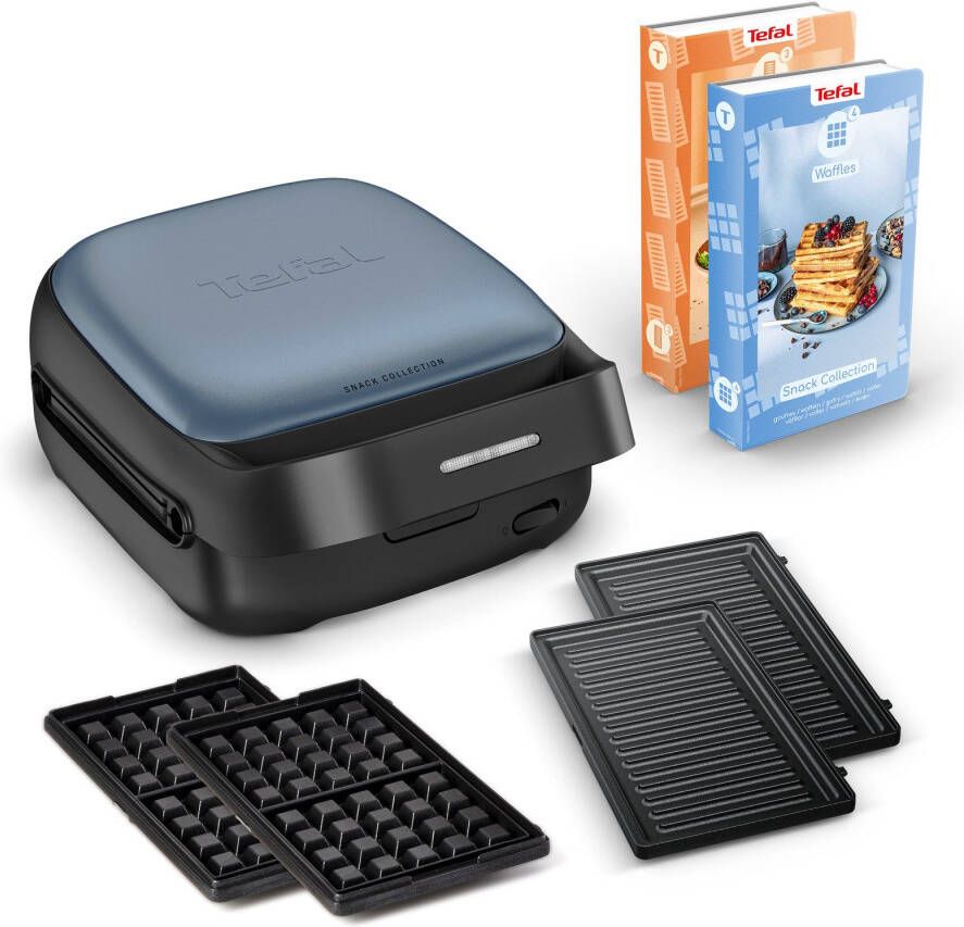Tefal 2-in-1-sandwichmaker SW8674 Snack Collection Antiaanbaklaag verwisselbare plaatsets incl. receptenboek