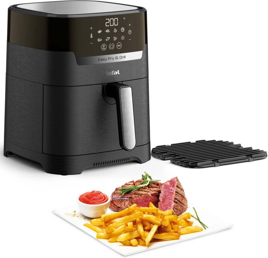 Tefal Airfryer EY5058 Easy Fry & Grill Precision Hete lucht friteuse & grill digitaal display 4 2 liter 8 programma's - Foto 2