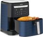 Tefal Easy Fry & Grill EY8014 XXL 6 5L 2-in-1 Heteluchtfriteuse met Uitneembare Verdeler Blauw Airfryer met 8 Kookprogramma's - Thumbnail 1