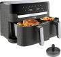 Tefal Airfryer EY905B Dual Easy Fry & Grill dubbel compartiment 8 3 L inhoud 2 lades - Thumbnail 1