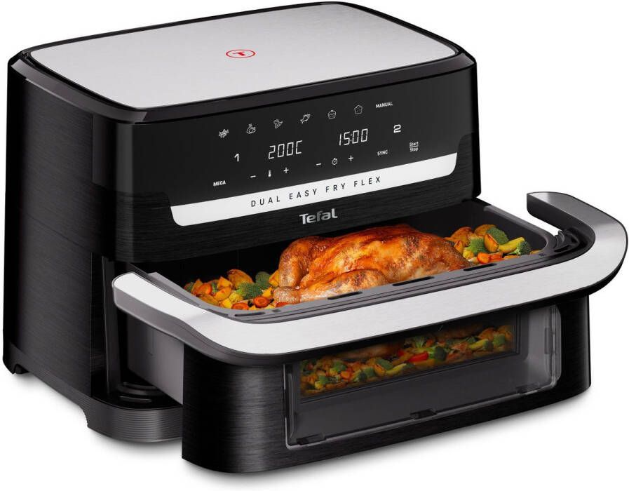 Tefal Airfryer EY9228 Easy Fry Flex 7 vooringestelde programma's tijds- en energiebesparend ey9228