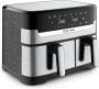 Tefal Airfryer Jamie Oliver by EY90JDE Dual Easy Fry & Grill Heteluchtfriteuse dubbele kamer 8 automatische programma's EY90JDE - Thumbnail 1