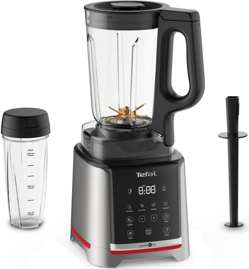 Tefal Blender BL91HD Infiny Mix+ Highspeed 5 automatische programma's messen met titaniumcoating