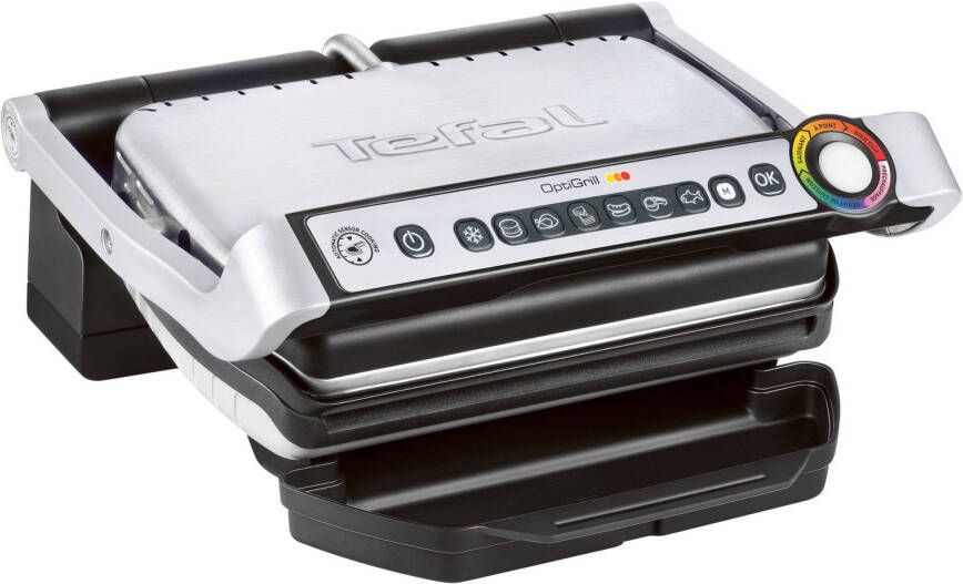 Tefal Contactgrill OptiGrill 6 automatische programma's één handmatig programma