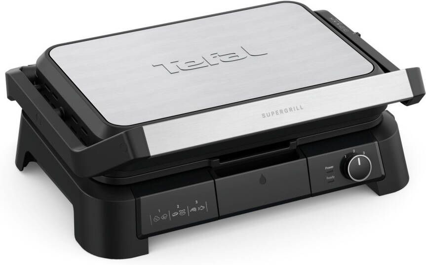 Tefal Contactgrill SuperGrill 3in1 XL Grill Barbecue- Ovenstand 3 temperaturen