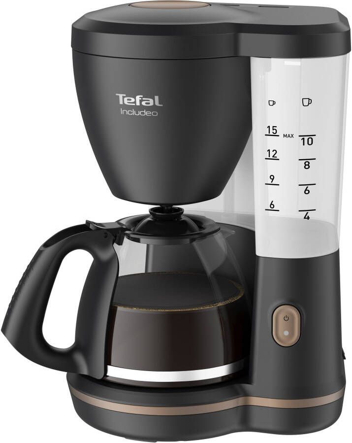Tefal Filterkoffieapparaat CM5338 Incluedo 1 25 l 1 25 l 10 15 kopjes uitneembare filterinzet met twee grepen