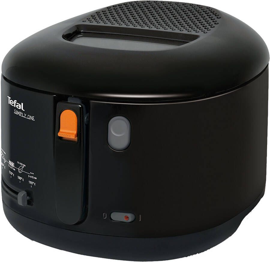 Tefal Simply One FF1608 Frituurpan 2 1 L Coolwall Kijkvenster Eenvoudig Schoon te Maken 1900W Zwart