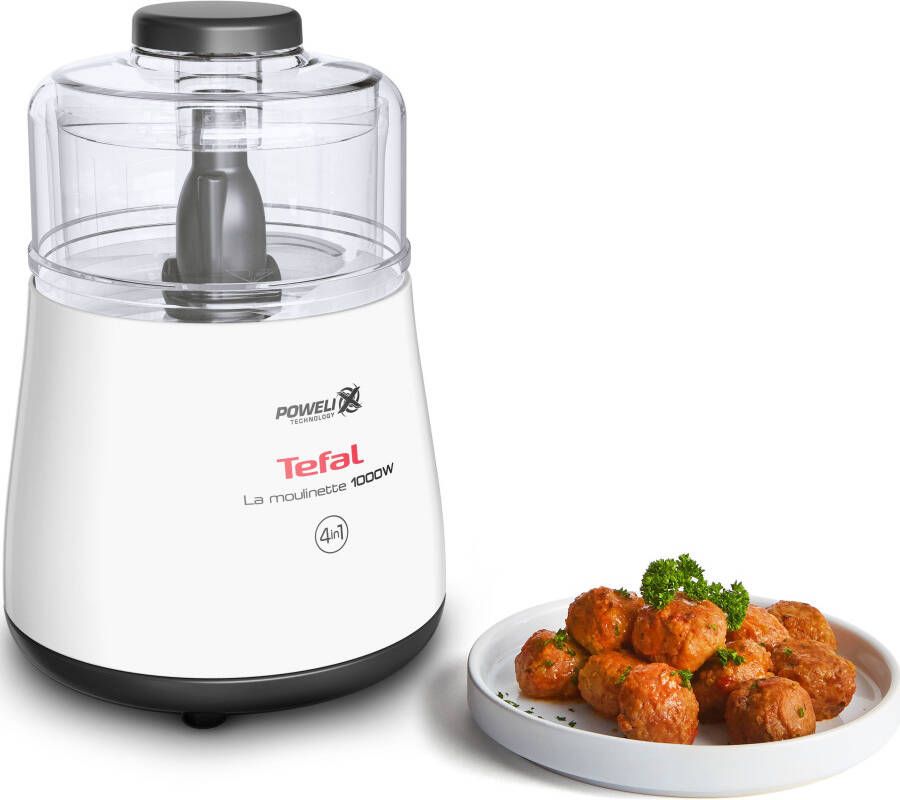 Tefal Hakmolen DPA130 La Moulinette 300g inhoud 360°-deksel transparante container - Foto 2