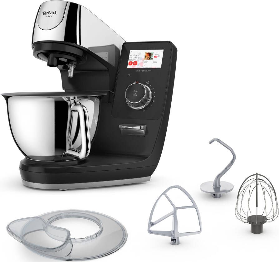 Tefal Keukenmachine QB960D I-Coach Touch Pro 25 automatische programma's intuïtieve digitale coaching weegschaal