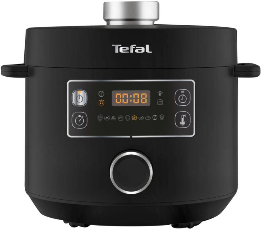 Tefal Multi-cooker Turbo Cuisine incl. stoominzet maatbeker rijstlepel en pollepel elektr. snelkookpan 10 aut. programma's 1-knops-bediening cy7548 - Foto 6