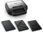 Tefal Sandwichmaker Ultracompact 3-in-1 Sandwich Wafel Panini anti-aanbaklaag - Thumbnail 1