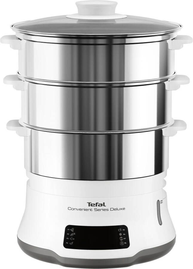 Tefal Stoomoven Convenient Series Deluxe Touchscreen 8 programma's 3 niveaus roestvrijstalen container VC502D