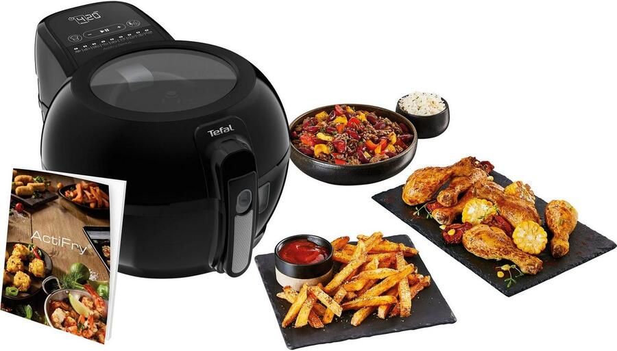 Tefal ActiFry Genius+ FZ7738 Heteluchtfriteuse met roerarm niet schudden 1500 W 1 2 kg voor 6 personen 9 auto-kookmenu's energiebesparend gezonde friteuse zonder olie zwart - Foto 17