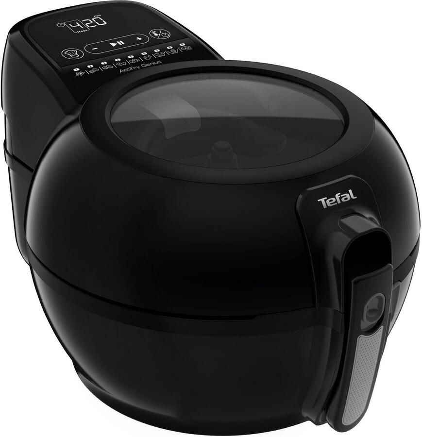 Tefal Airfryer ActiFry Genius + 1 2 kg timer 9 automatische menu's roerarmsysteem fz7738 - Foto 2