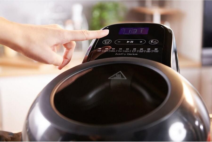 Tefal ActiFry Genius+ FZ7738 Heteluchtfriteuse met roerarm niet schudden 1500 W 1 2 kg voor 6 personen 9 auto-kookmenu's energiebesparend gezonde friteuse zonder olie zwart - Foto 16