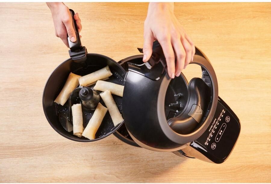 Tefal ActiFry Genius+ FZ7738 Heteluchtfriteuse met roerarm niet schudden 1500 W 1 2 kg voor 6 personen 9 auto-kookmenu's energiebesparend gezonde friteuse zonder olie zwart - Foto 11