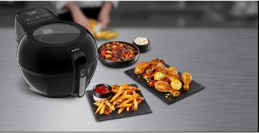 Tefal Airfryer ActiFry Genius + 1 2 kg timer 9 automatische menu's roerarmsysteem fz7738 - Foto 18