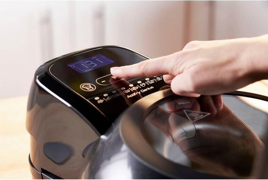 Tefal ActiFry Genius+ FZ7738 Heteluchtfriteuse met roerarm niet schudden 1500 W 1 2 kg voor 6 personen 9 auto-kookmenu's energiebesparend gezonde friteuse zonder olie zwart - Foto 15