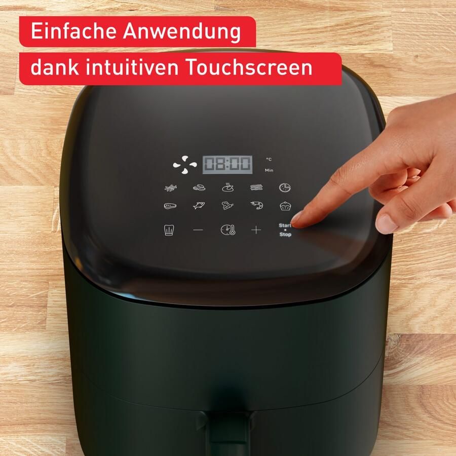Tefal Airfryer EY2453 Easy Fry Max Digital bespaart tijd & energie intuïtief touchscreen 10 programma's ey2453 - Foto 4