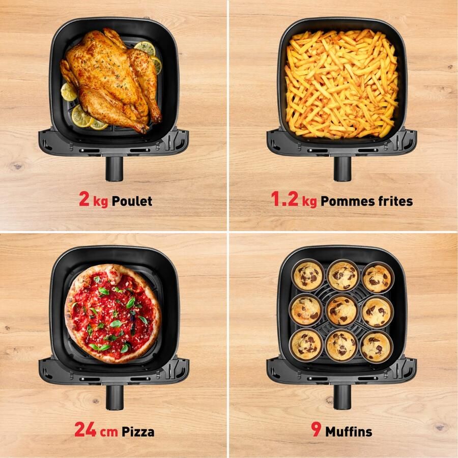 Tefal Airfryer EY855B Easy Fry Mega heteluchtfriteuse 8 vooringestelde programma's extra grote inhoud ey855b