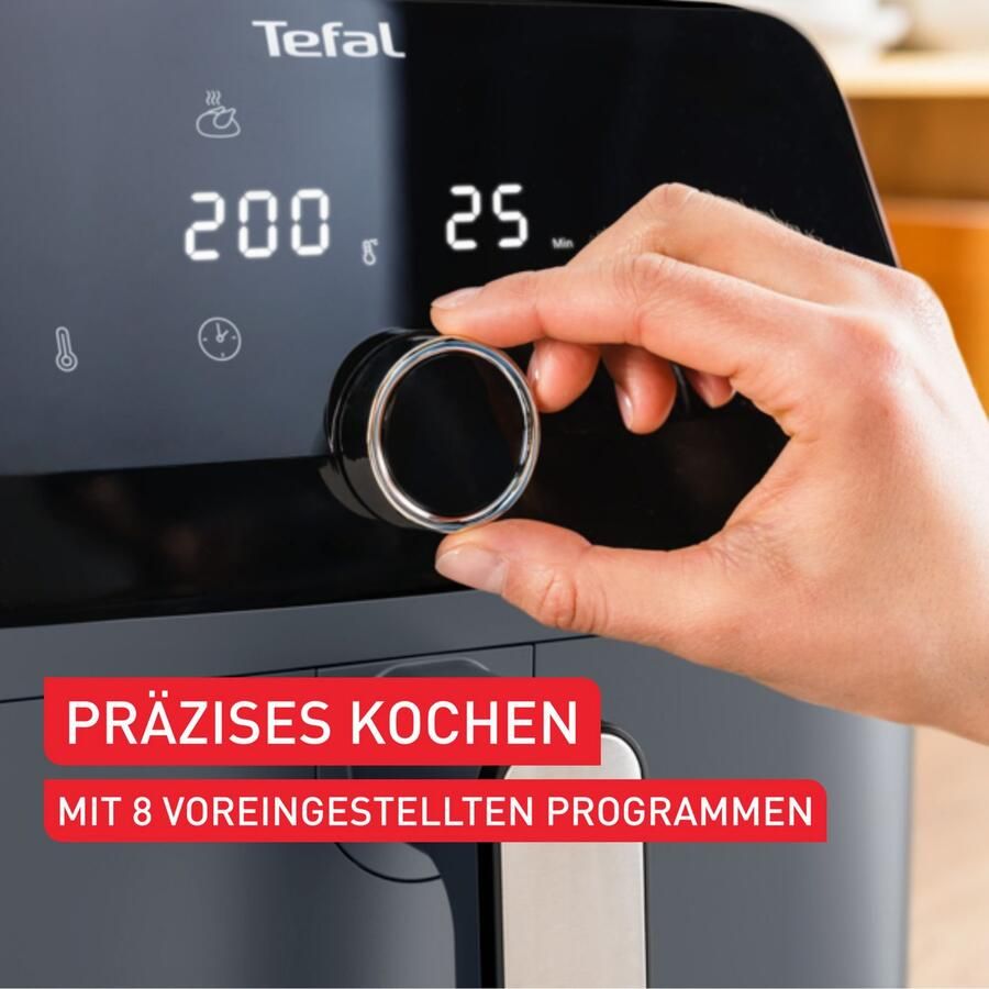 Tefal Airfryer EY855B Easy Fry Mega heteluchtfriteuse 8 vooringestelde programma's extra grote inhoud ey855b - Foto 3