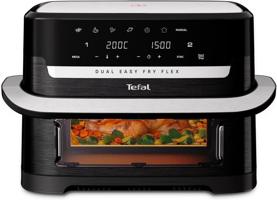 Tefal Airfryer EY9228 Easy Fry Flex 7 vooringestelde programma's tijds- en energiebesparend ey9228 - Foto 6