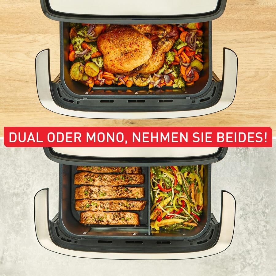 Tefal Airfryer EY9228 Easy Fry Flex 7 vooringestelde programma's tijds- en energiebesparend ey9228