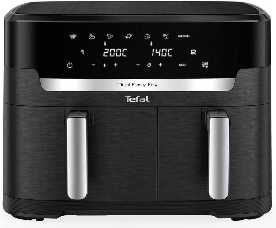 Tefal Airfryer EY9428 Dual Easy Fry XXL Heteluchtfriteuse dubbele kamer energie- & tijdbesparend EY9428 - Foto 7