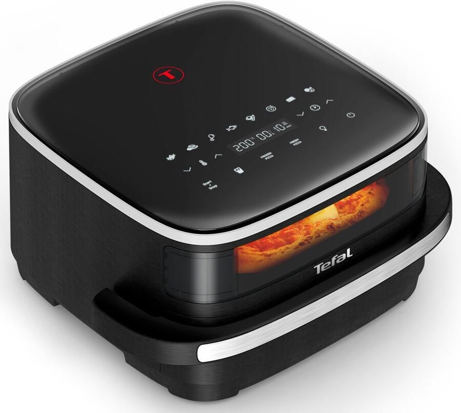 Tefal Airfryer FW4018 Easy Fry XL Surface met pizzabakfunctie Extra-Crisp-technologie bespaart tijd en energie kijkvenster FW4018 - Foto 7