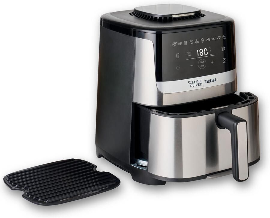 Tefal Airfryer Jamie Oliver by EY55JD Easy Fry Silence Deluxe 10 vooringestelde programma's digitaal touchscreen ey55jd - Foto 7